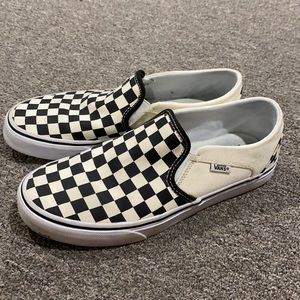 Womens slip on checkered vans
